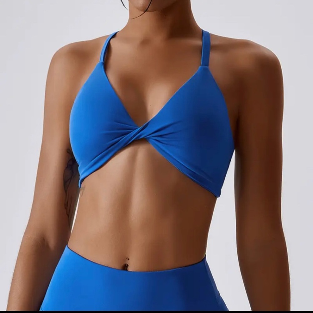 Twist Front Sports Bra